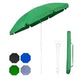 Sekey Sonnenschirm Ø160 cm rund – mit Tragetasche & Bodenhülse, für Balkon & Strand